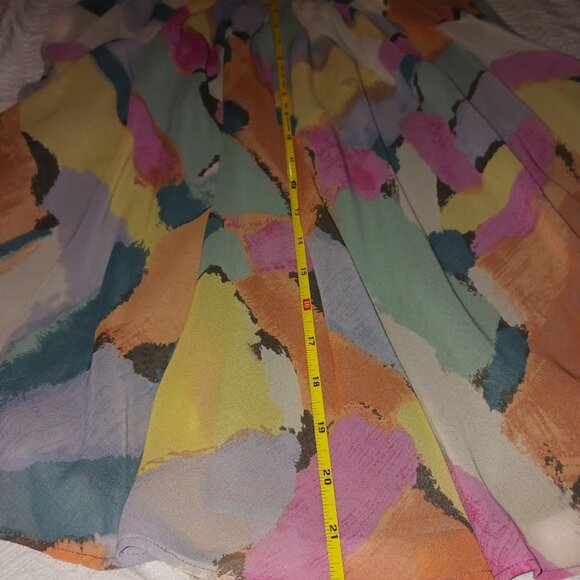 RACHEL Rachel Roy Pink Orange Halter Sundress - Picture 6 of 15